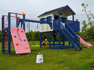 Domek Elza niebieski